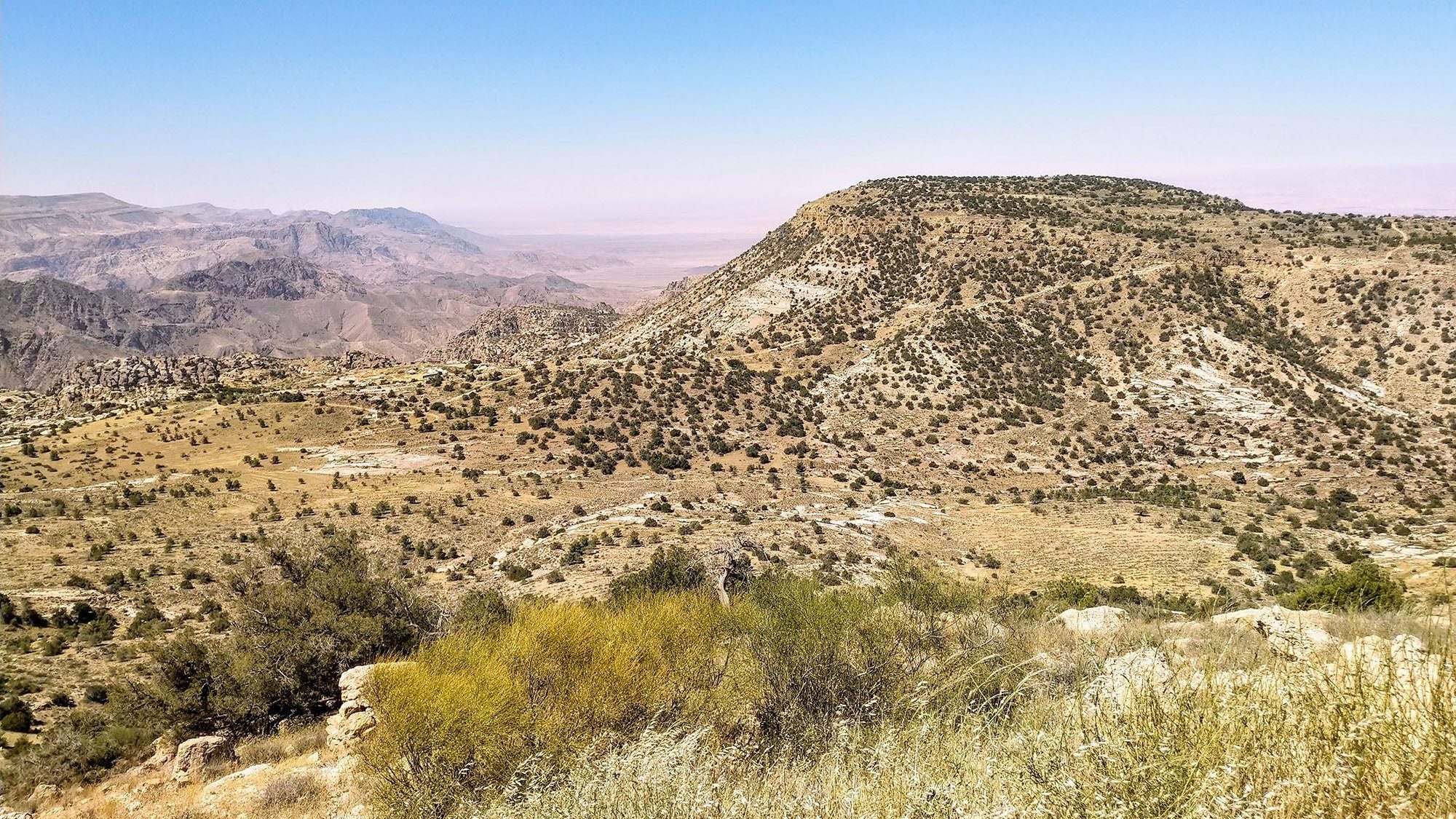 Jordanie Dana Natuurpark Uitzicht